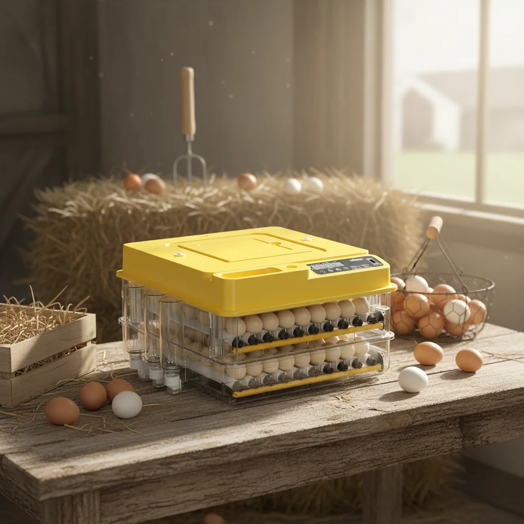 

TW-118 Dual Power Automatic Egg Incubator with Fan and Digital Controller