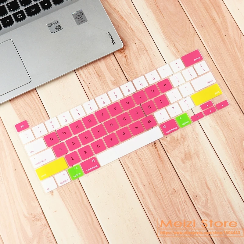 Keyboard cover Skin Protector US 2021 2020 for MacBook Pro 13 inch A2338 M1 A2251 A2289 MacBook Pro 16 inch A2141  Touch Bar  ID