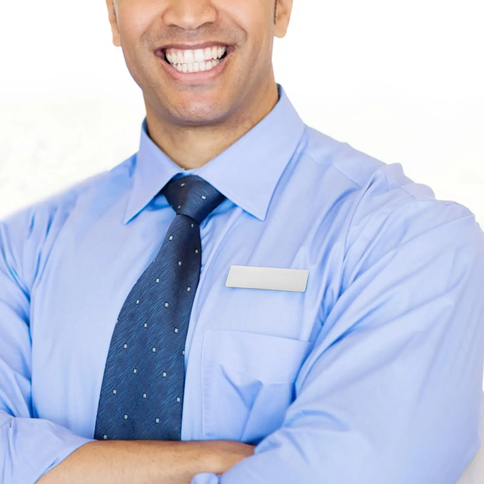 

10 Pcs Stainless Steel Name Tag Labels License Plate Blanks Office Door Sign Badge Printable Tags Metal Charms Licence