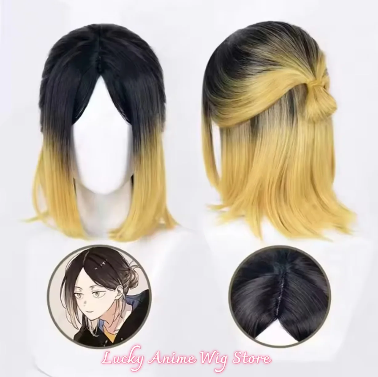 Anime Game Party Cosplay Anna Princess Wig Heat-resistant synthetic fiber wig