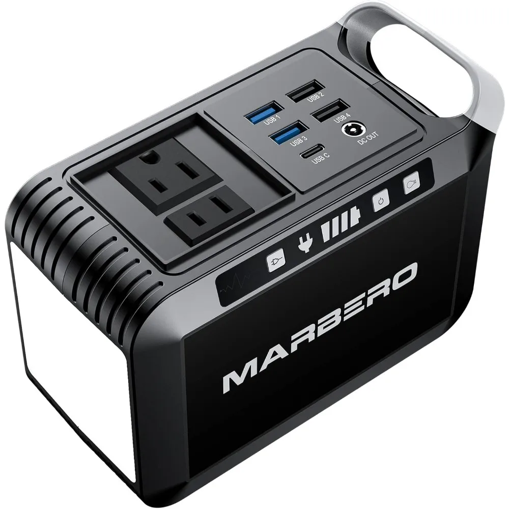 بنك طاقة محمول مع مخرج تيار متردد، شاحن بطارية كمبيوتر محمول بقدرة 24000 مللي أمبير في الساعة، ذروة 120 وات للتخييم في حالات الطوارئ #1