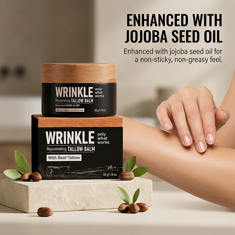 Natural Tallow Rejuvenating Cream Firming Nourishing Dry Skin Smooth Rough Skin Daily Moisturizing Skin Balm Korean Skincare