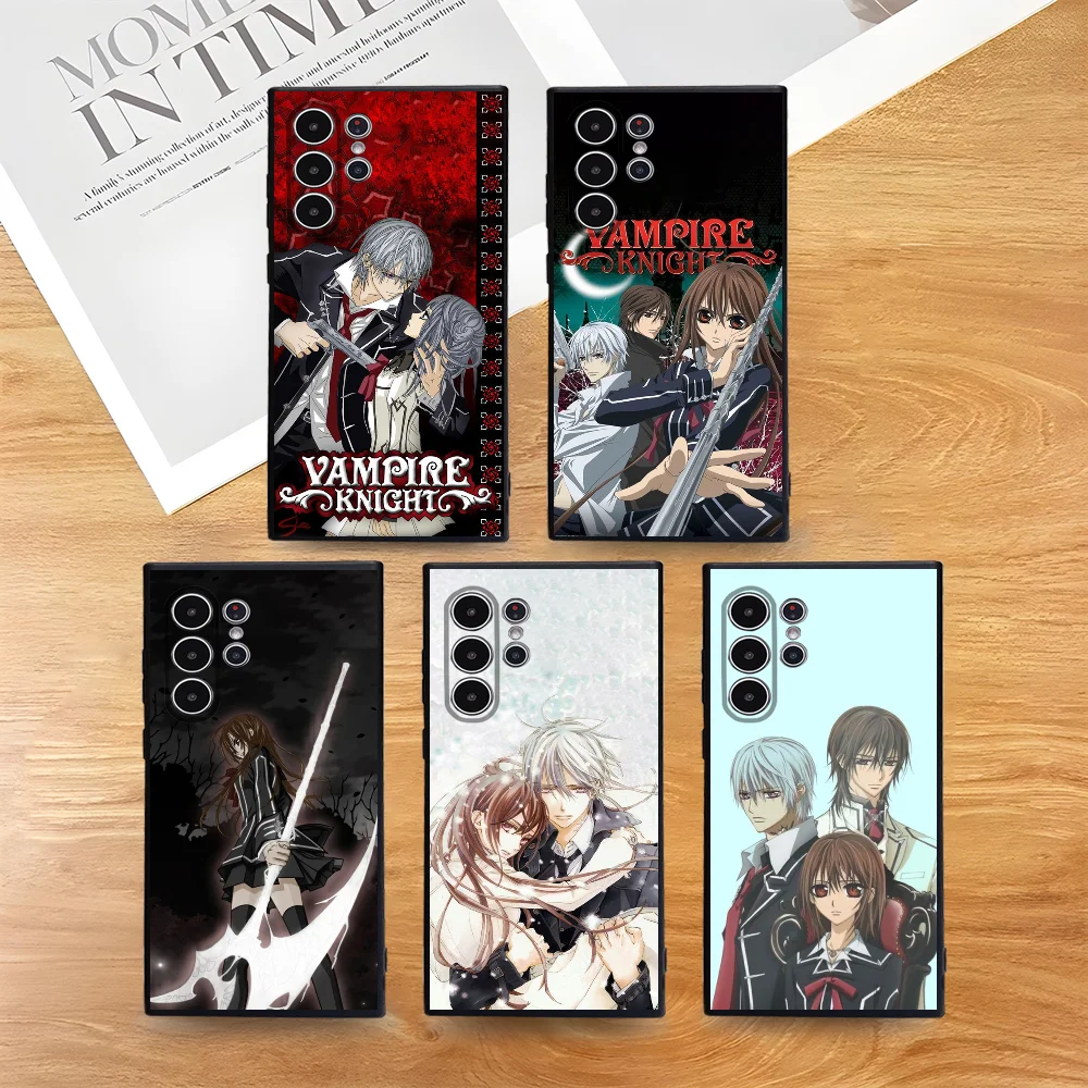

V-Vampire Knight Phone Case For Samsung Galaxy S25 S24 S22 S23 Ultra S21 S20 Plus 5G Frosted Shockproof Full Cover Case