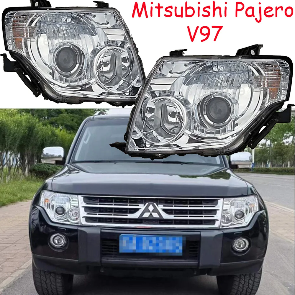 

1 шт. автомобильный бампер, фары для Mitsubishi Pajero V97, фары 20015 ~ Y, аксессуары, фары для Mitsubishi Pajero, противотуманные аксессуары