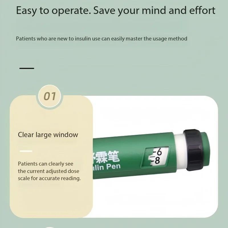 Easy Assemble Sulin 3ml Insulin Pen Complete Kit, Diabetes Injection Aid with Cartridge, No Medication