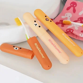 Reise Tragbare Zahnbürste Box Zahnbürste Lagerung Box Nette Cartoon Einfache Bär Zahnbürste Set Wc Zahnbürste Set