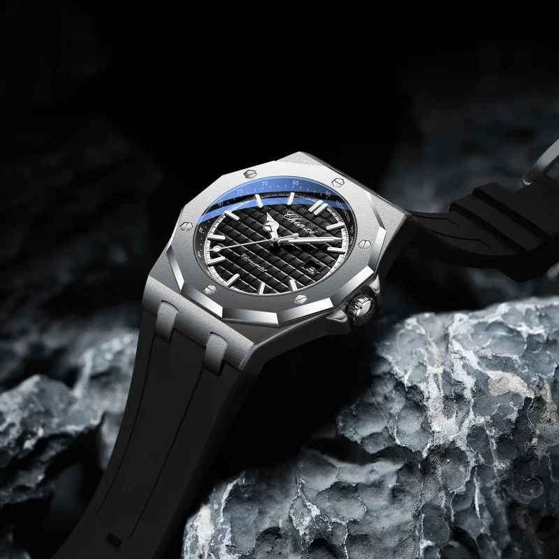 

CHENXI 8268 Fashion Quartz Wrsitwatch Men Simple Calendar Luminous Waterproof Silicone Strap Sports Men's Watches reloj hombre