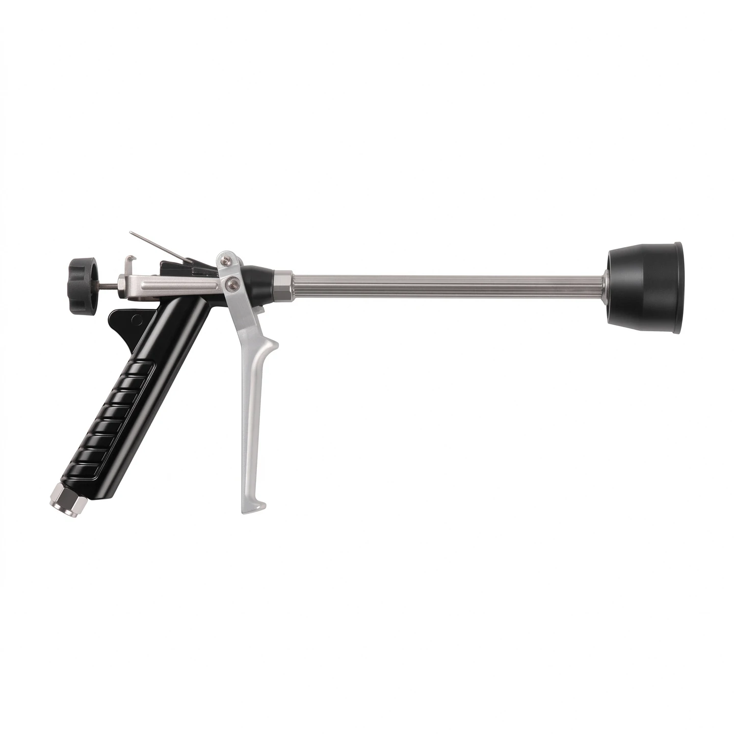 Spray Gun Agricultural Sprayer High Pressure Pesticide Atomizer Ceramic Nozzle Adjustable Stainless Steel Extension Rod Farm Garden Irrigation Cleaning Lance Nozzle Insecticide Greenhouse Orchard Plantation Use Durable