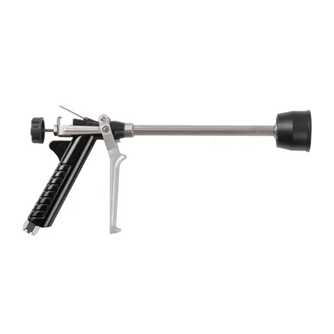 Spray Gun Agricultural Sprayer High Pressure Pesticide Atomizer Ceramic Nozzle Adjustable Stainless Steel Extension Rod Farm Garden Irrigation Cleaning Lance Nozzle Insecticide Greenhouse Orchard Plantation Use Durable