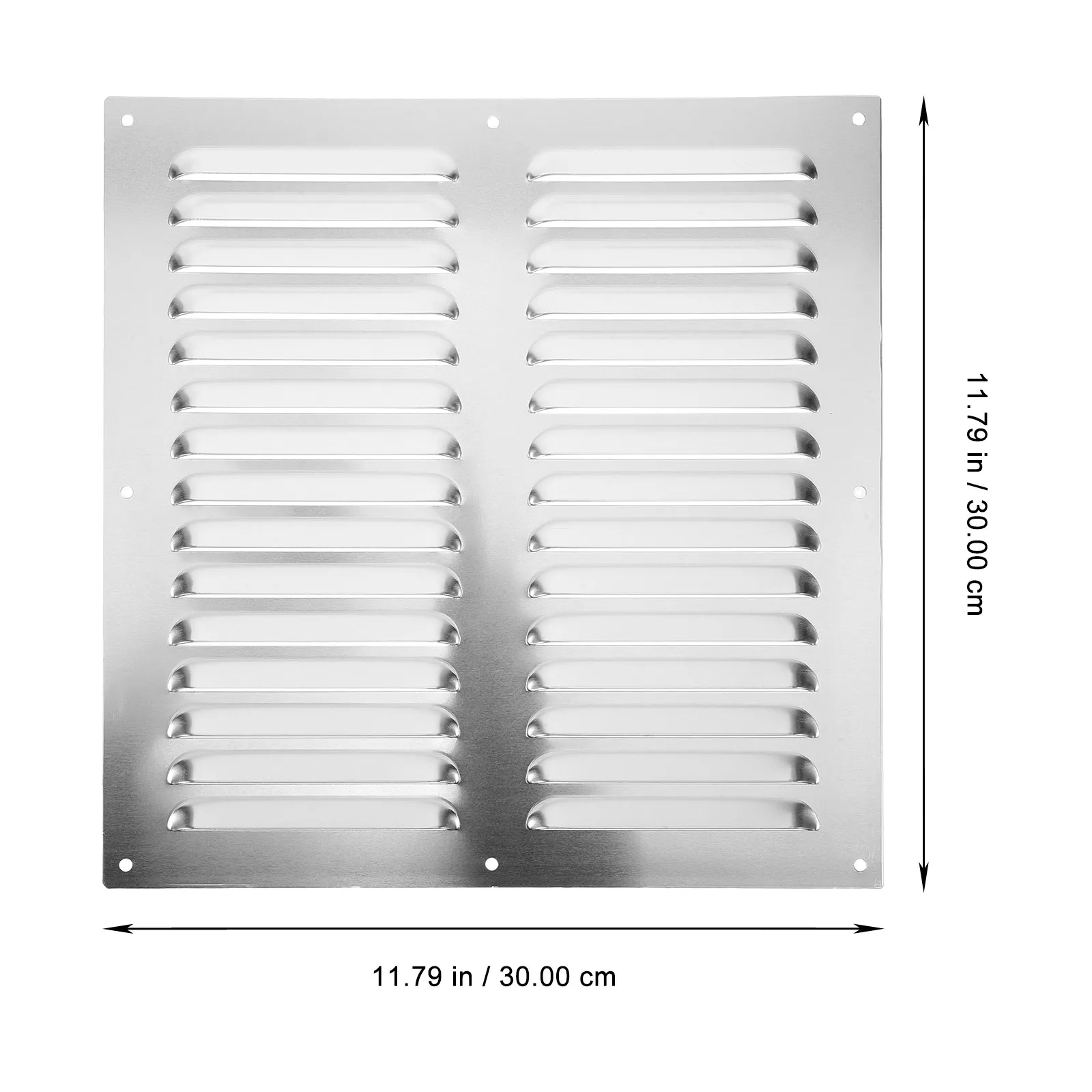 Stainless Steel Ventilation Grille Louver Design for Ac Exhaust Fan Air Vent Cover Wall Ceiling Floor Bathroom Cold Air Return - view 5