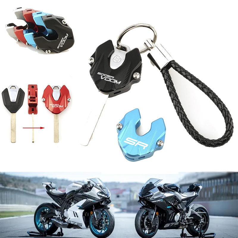 Motorcycle accessories Keychain exquisite Keychain shell cover ring FOR CFMOTO 500 SR high-quality Keychain shell