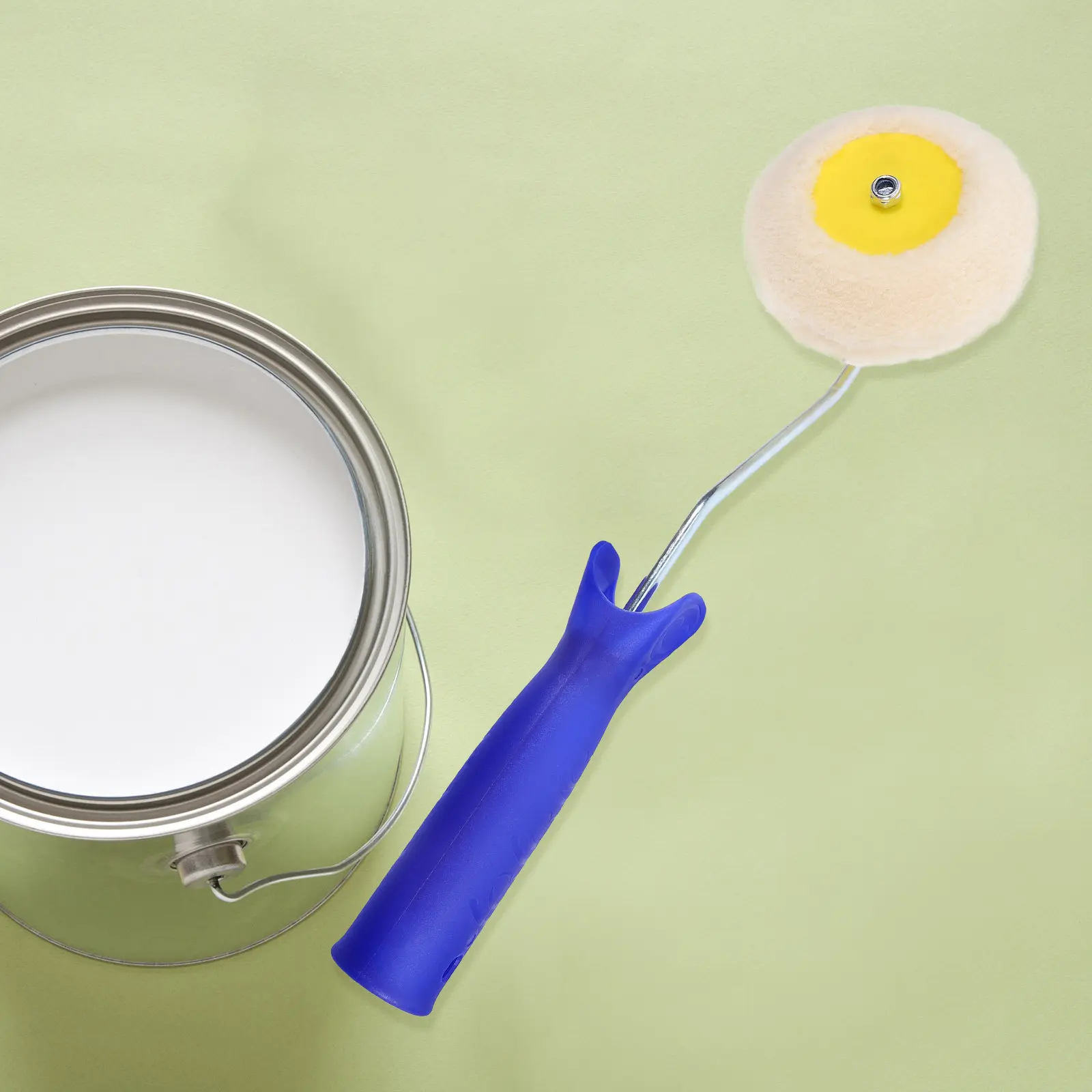 1Set Corner Paint -Head Small Paint Roller Brush for Wall Painting Tools Portable for Edges and Detailed Work