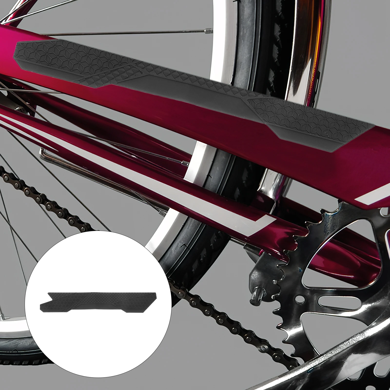 

Chain Protector Sticker Bicycle Chainstay Decal Gurad Protection Stickers Cover Frame Protective Silica Gel
