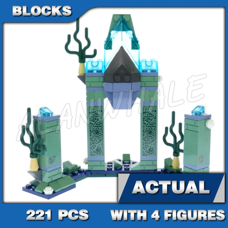 221pcs Super Fighter Battle of Atlantis Aqua Underwater City 10841 Building Blocks Toy Compatible With Model