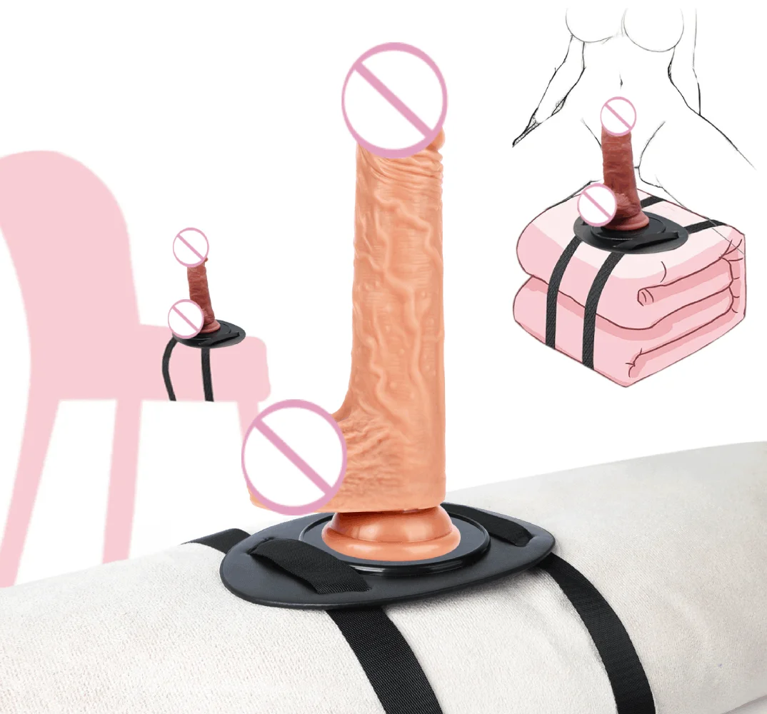 Adjustable Strong Suction Cup Dildo Mount Strap-On Harness Sex Saddle for Chair Swing Pillow Sofa-Strong Suction Dildo Holder18+