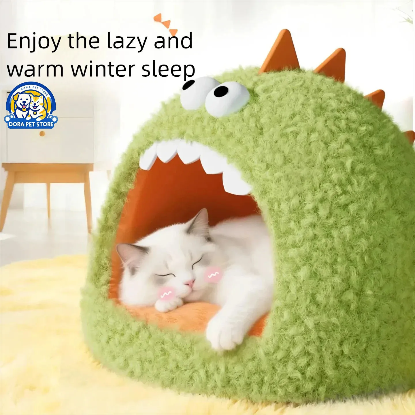 

Зимнее развлечение, кошачье гнездо, собачье гнездо, плюшевое гнездо для домашних животных, товары для домашних животных, четыре сезона, универсальное утолщенное