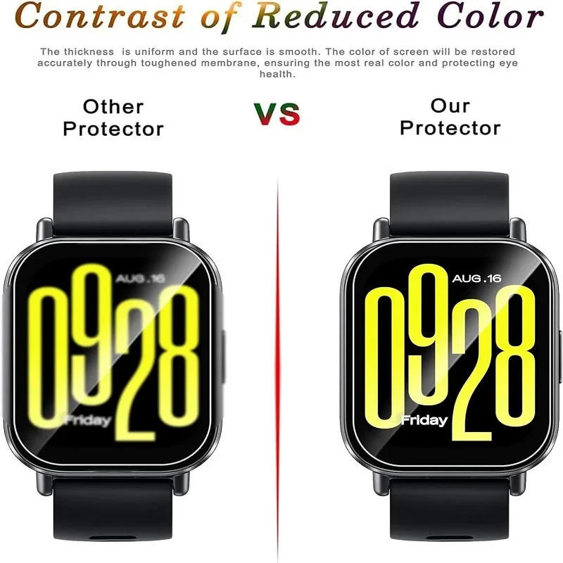 Protector de pantalla de vidrio para Redmi Watch 5 Lite/5 Active/4 antiarañazos vidrio templado para Redmi Wath 5 Active 5 Lite 4 accesorios