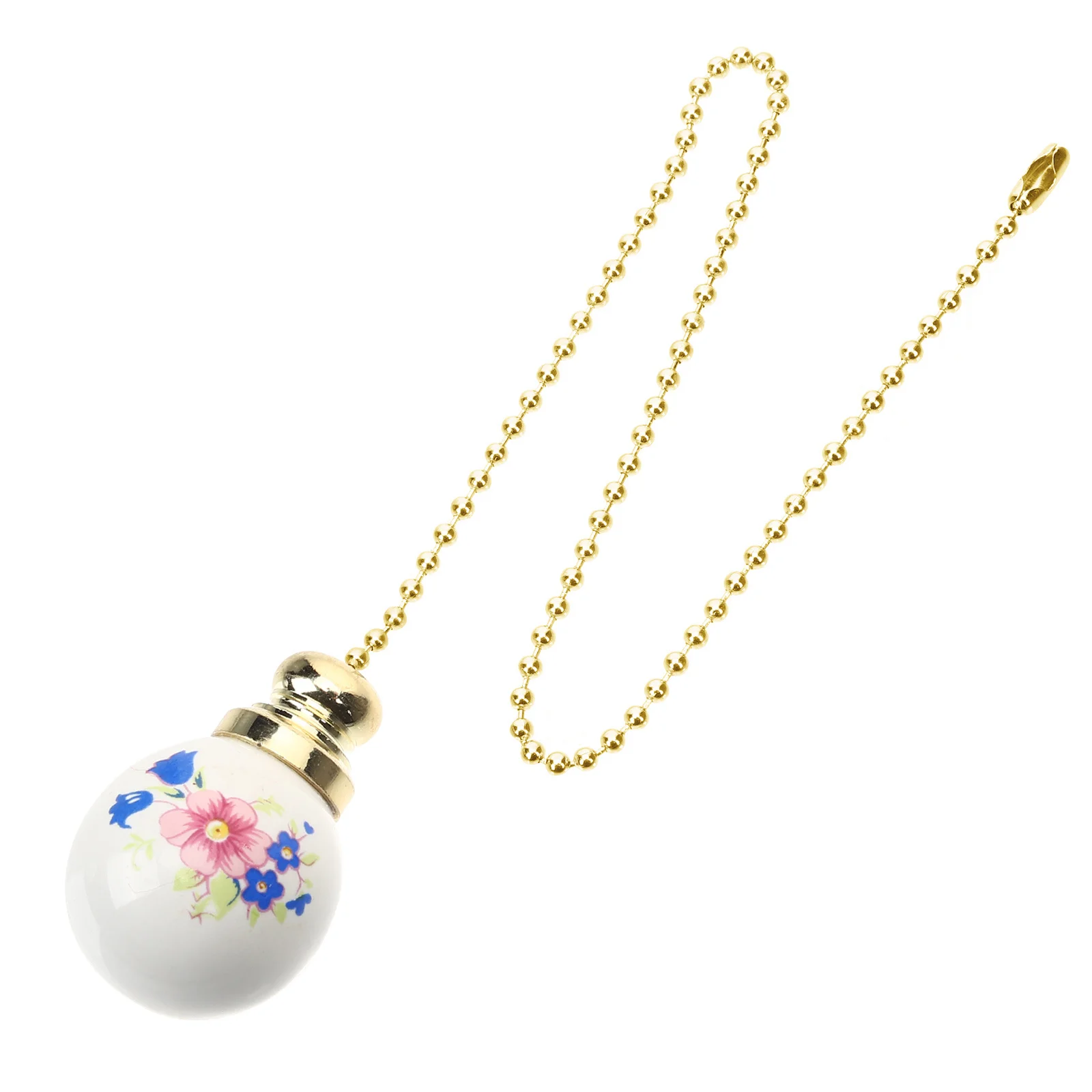 مروحة الزخرفية سحب سلسلة السيراميك المعادن ل ضوء السقف تمديد مصباح استبدال سحب سلسلة موسع لمروحة السقف #5