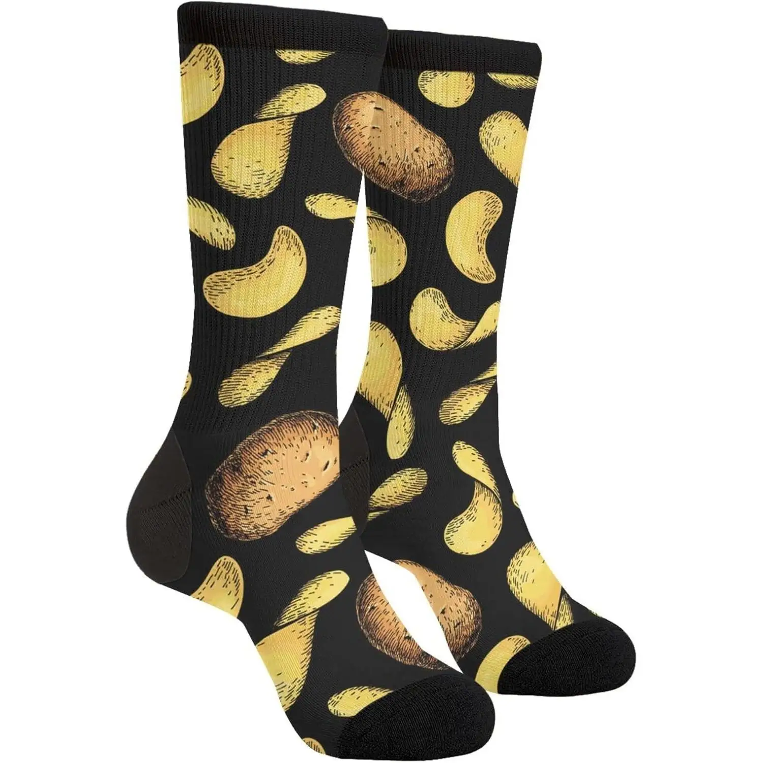 

Casual Funny Funky Novelty Socks For Men Women Novelty Hip-Hop Trend Print Socks Retro Style Breathable Non-slip Sports Socks