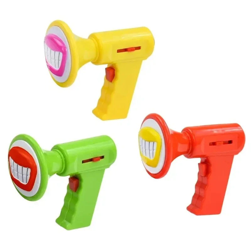 .Mini Children's VoiceChanging Toy With 6 Sound Effects, Role-Playing Voice Speaker Children's Handheld Amplifier Parody Kid Toy