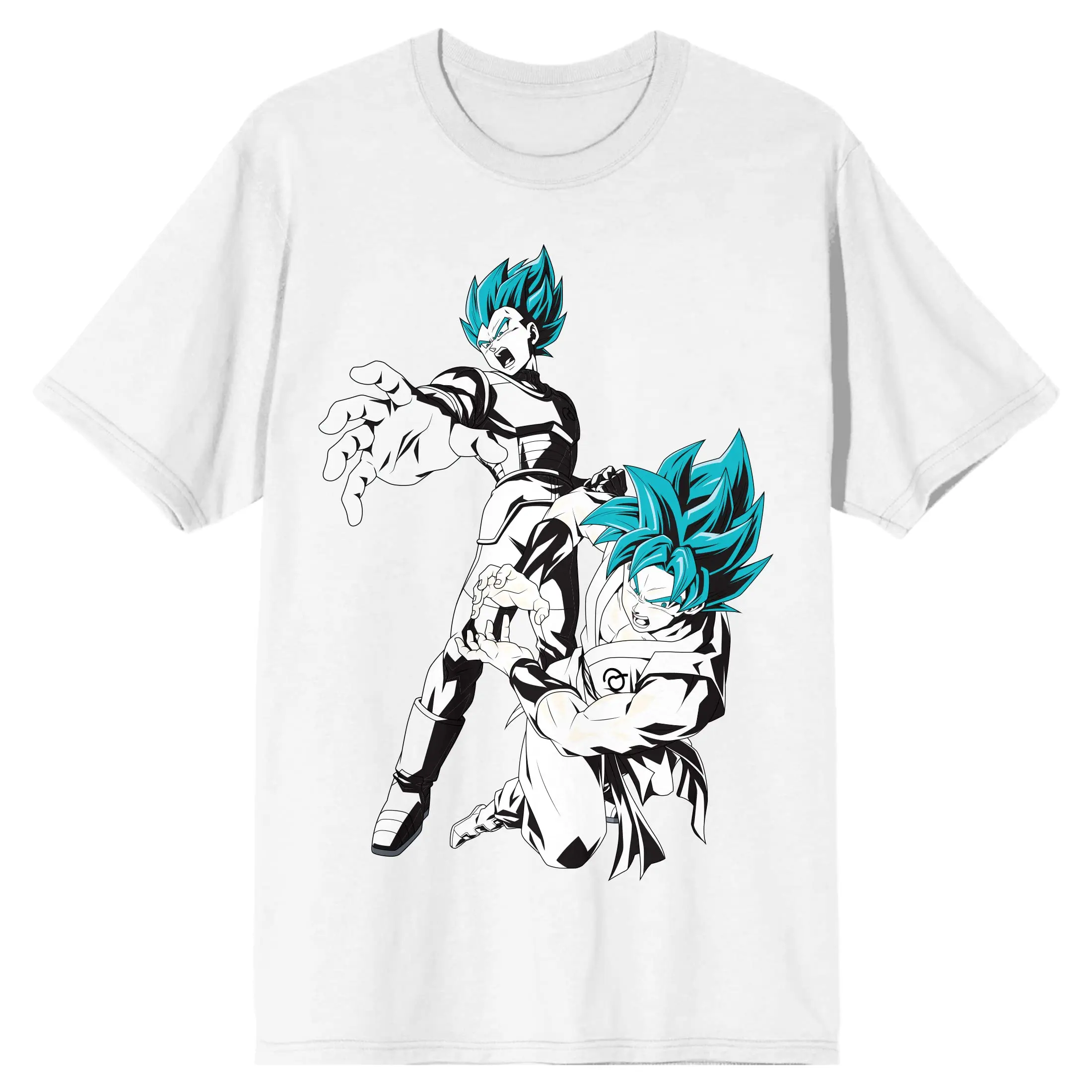Dragon Ball Super Goku & Vegeta T-Shirt, 3D-Druck, lässiges, schnelltrocknendes T-Shirt für Männer, Frauen, Fans, passende Familienkleidung.