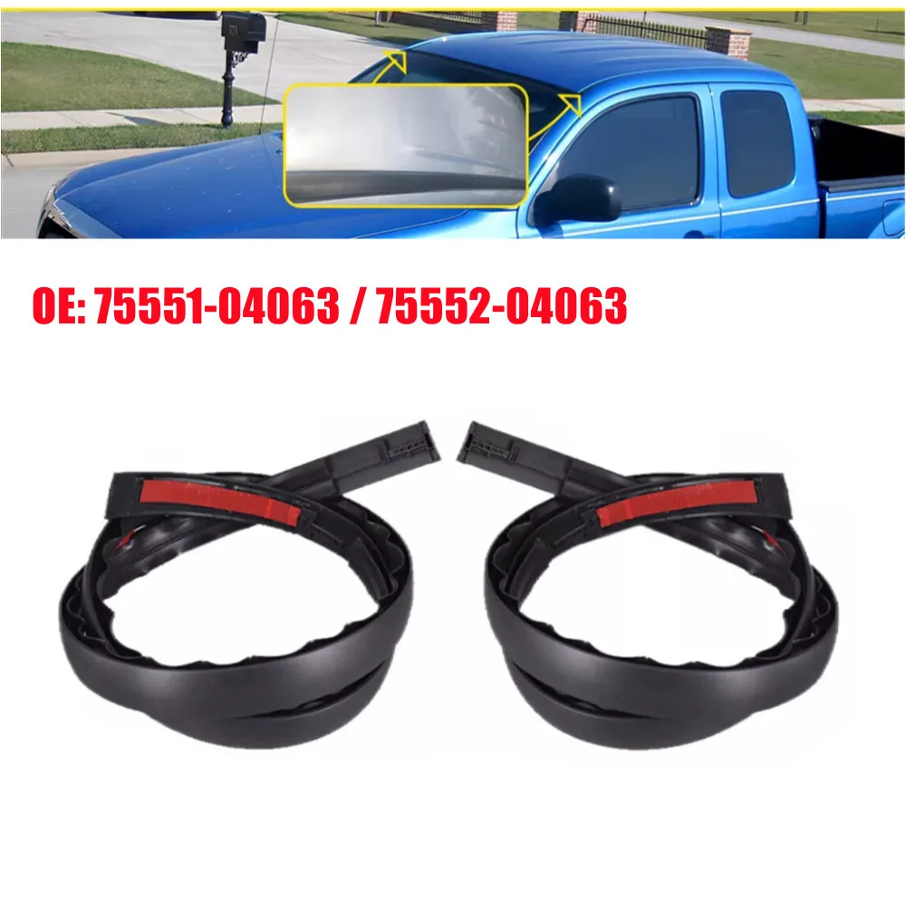 

75552-04063 75551-04063 For Toyota Tacoma DOUBLE CAB 2005-2015 Car Roof Rubber Drip Side Finish Moulding Seal Strips Trim