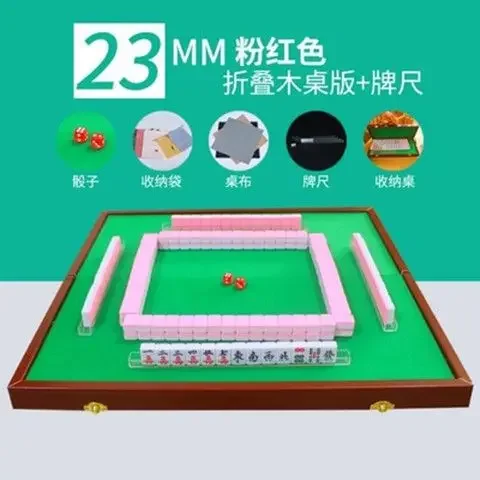 Mini Mahjong Portable Travel Small Version Outdoor Dormitory Cross-border