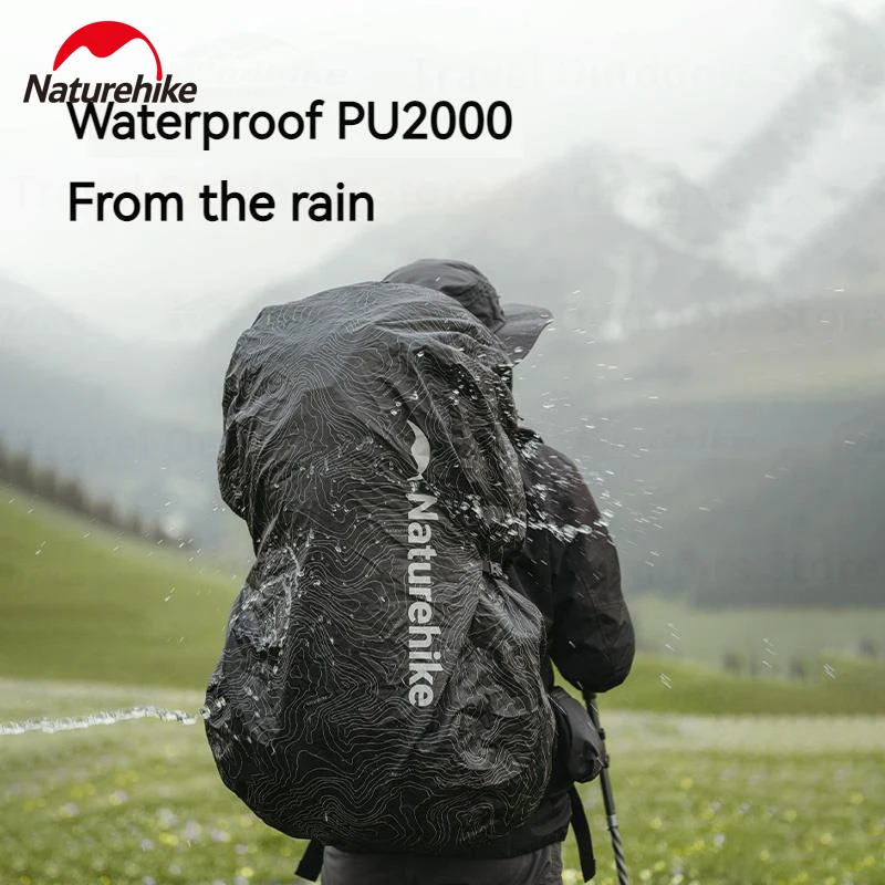 

Naturehike Backpack Waterproof Cover Backpack Accessories 30-60L Outdoor Hiking Duffel Bags Rain Cover Storage Dustproof Cover