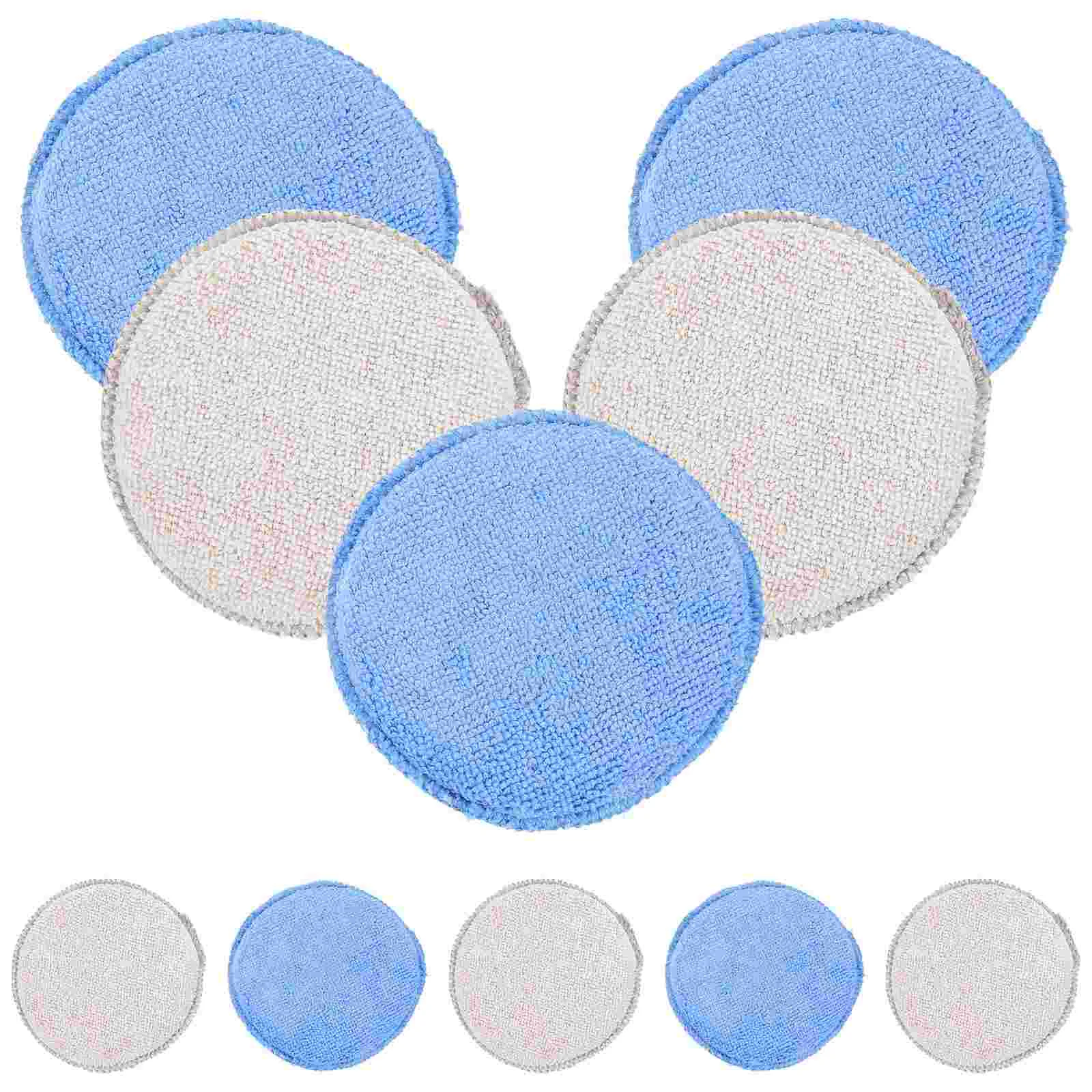 10 Pcs Round Sponge Auto Car Foam Applicator Pads for Detail Polishing Wash Sponges Man