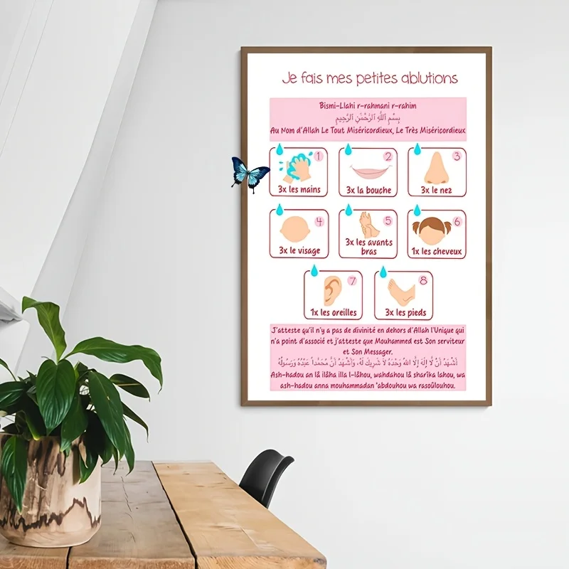 Posters for Ablution (liquidation) Posters for A Girl's Ablution Bathing Posters, Prayer Posters Posters for Simulated Ablution