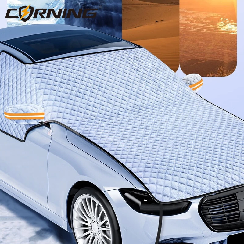 

Outdoor Car Cover Snow Windshield Cape Protector Pickup Truck Covers Glass Tent Waterproof Portable Garage Winter Universal