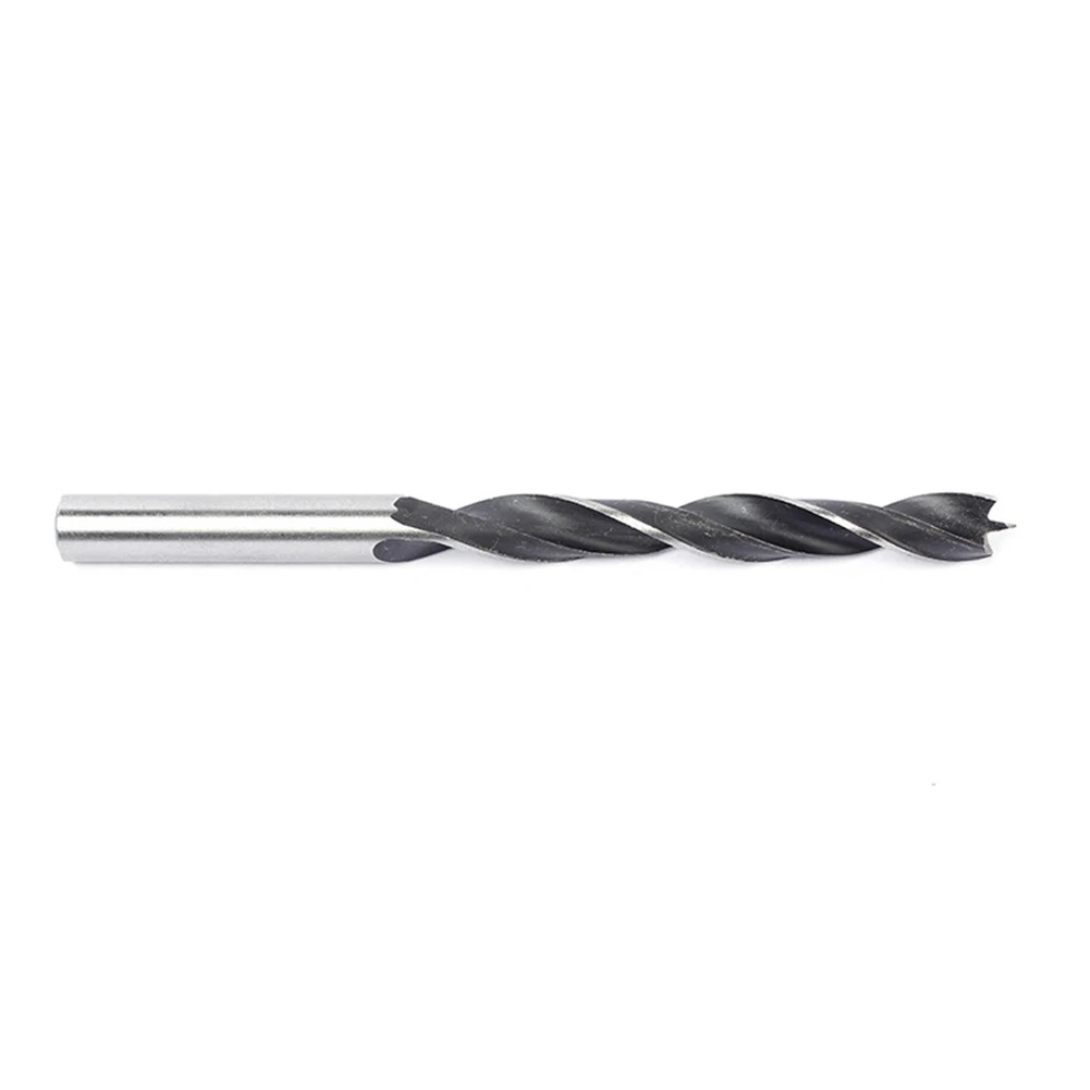 7Pcs สามจุดไม้ Mata Bor เกลียว Twist Mata Bor ชุด3/4/5/6/7/8/10Mm Round Shank งานไม้ Bor Listrik เครื่องมือ