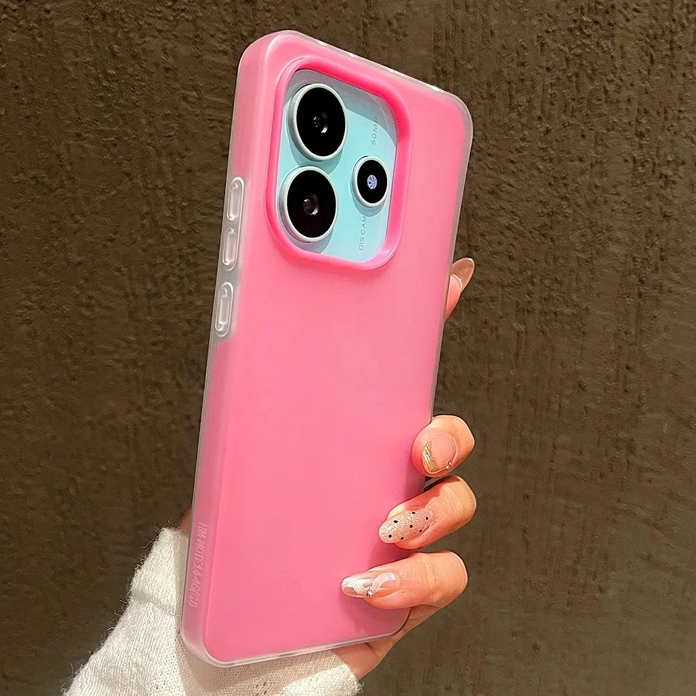 Coque de téléphone couleur bonbon 2 en 1, étui de protection coloré antichoc pour Iphone 17 16 15 14 13 12 11 Pro Max 7 8 Plus XR XS Max X
