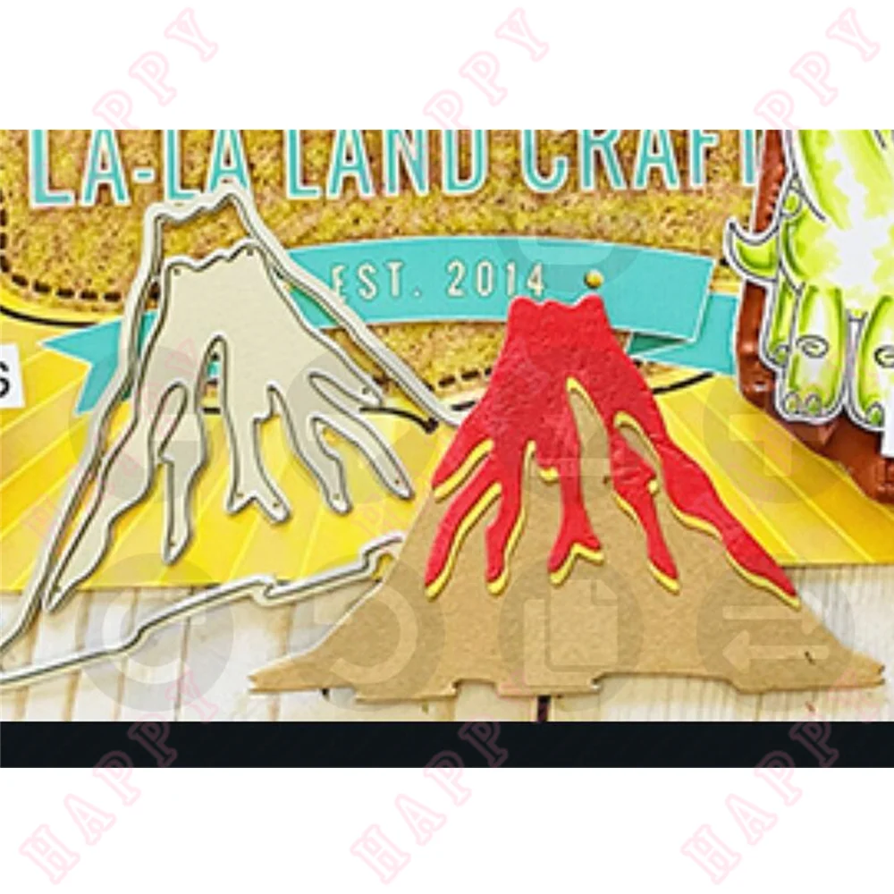 

Металлические Вырубные штампы Volcano Скрапбукинг дневник декоративное ремесло фотоальбом тиснение шаблон Сделай Сам поздравительная открыт...