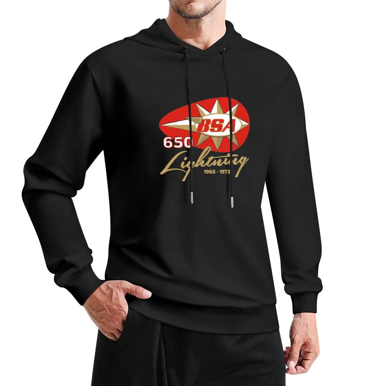

BSA Lightning 650 motorcycle Pullover Hoodie autumn clothes men wear korean autumn clothes men hoodie