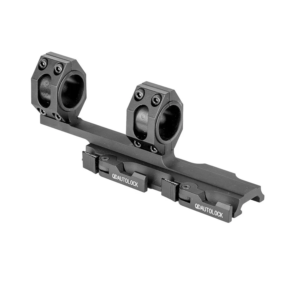 25.4mm/30mm Quick Detach Cantilever Scope Mount Rear Extended Scope Rings for 21mm Rail QG456S
