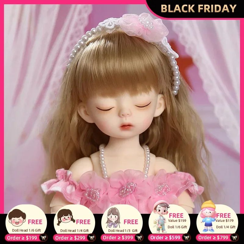 BJD SD Dolls Miadoll Soo sleep head 1/6 YoSD Body Model Girls LCC Napi Toys Shop Dollhouse Resin Figures Furniture