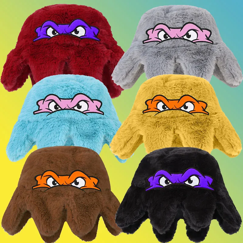 

Explosive new European and American trend monster fisherman hat retro spring warm plush octopus hat casual campus style