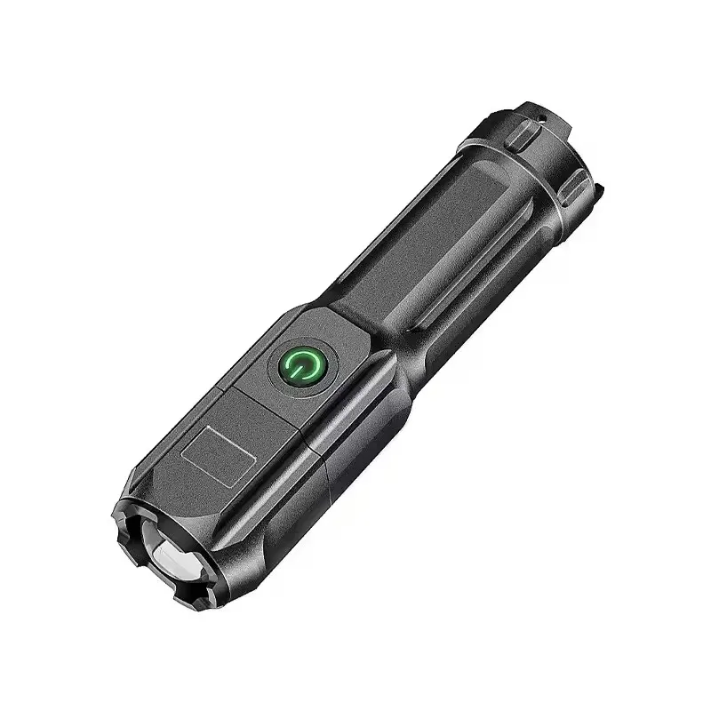 Powerful LED Flashlight Rechargeable USB Built-in Lithium Battery Waterproof Zoom Fishing Hunting Camping Tactical Flashlight image 2