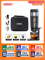 HiBREW Portable Coffee Machine for Car & Home,DC12V Expresso Coffee Maker Fit Nexpresso Dolce Pod Capsule Coffee Powder H4A