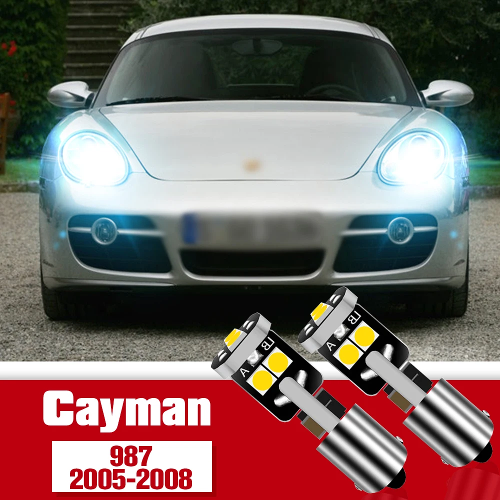 

2pcs LED Accessories Parking Light Bulb Clearance Lamp For Porsche Cayman 987 2005-2008 2006 2007