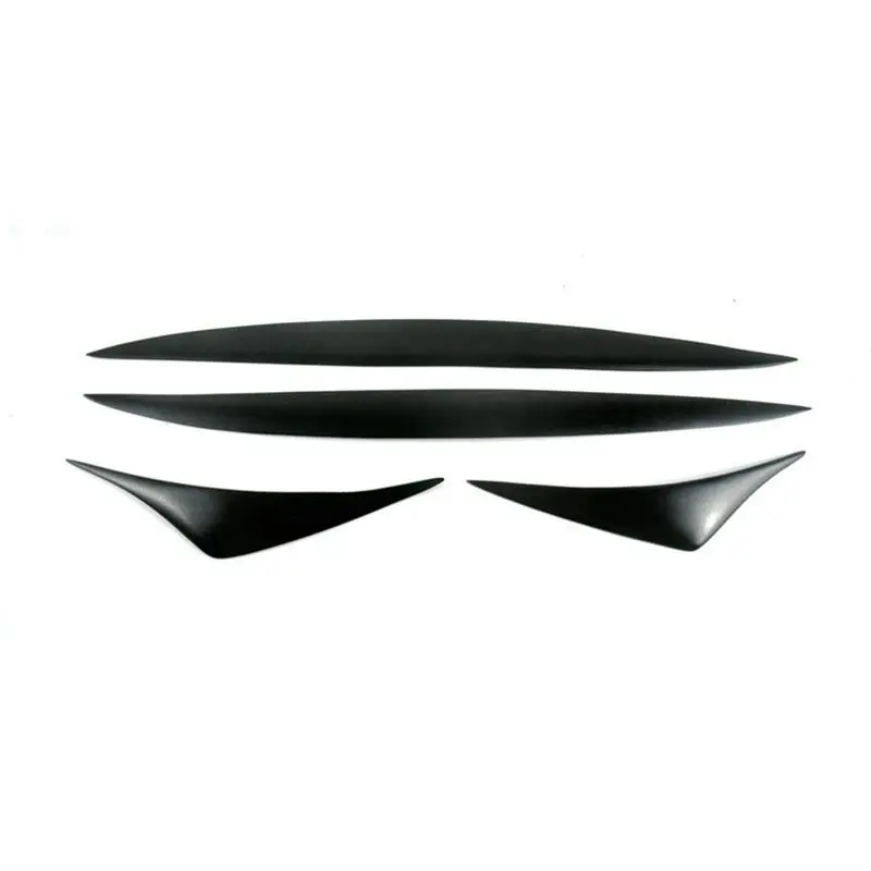Leading-Resin Eyebrows Lids Headlight Molding Trim Cover For ROHENS-Coupe 2008-2011