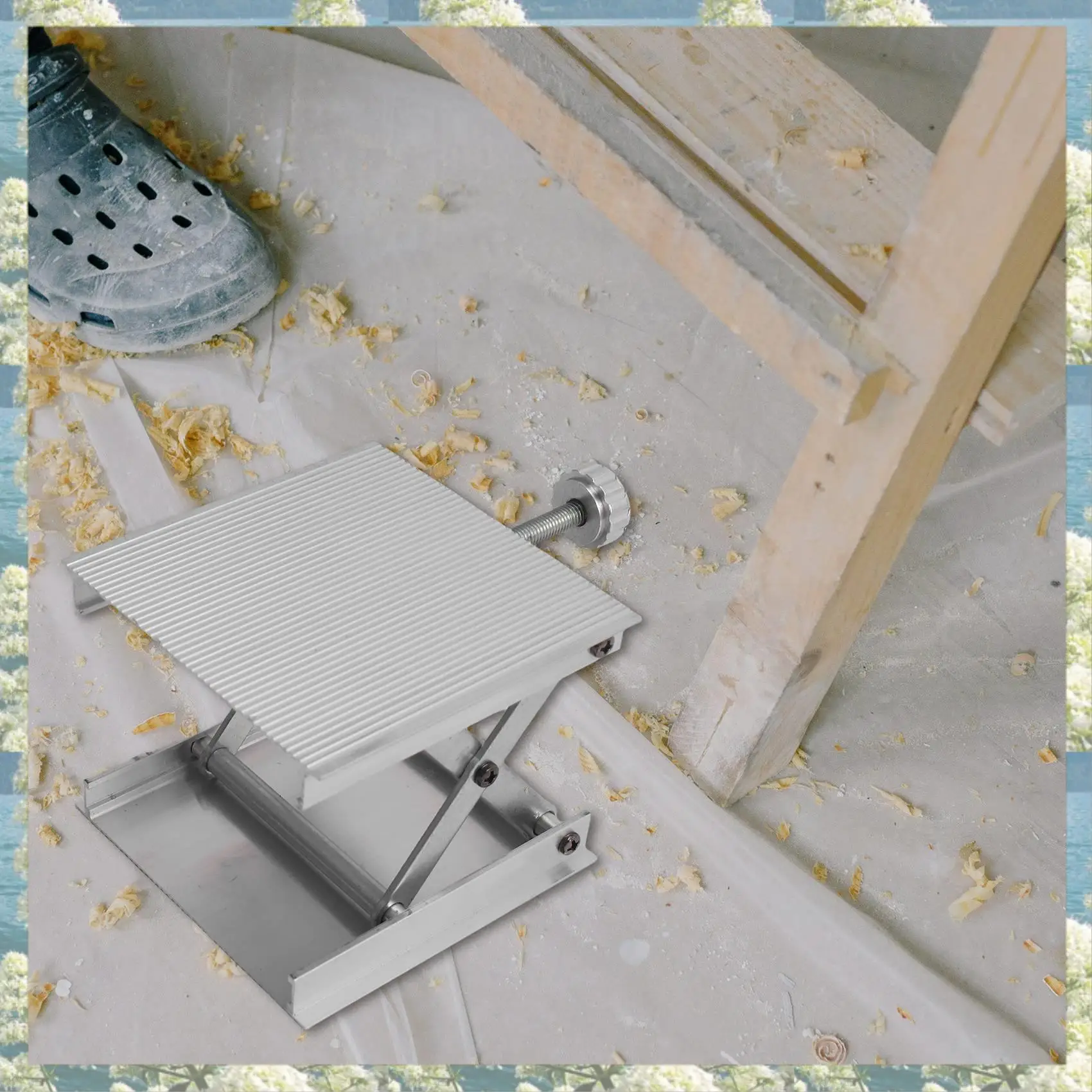 أفضل من 2025-12/16 منصة رفع أفقية لرف الأسلاك منصة رفع قابلة للتعديل تدعم 360 كروس أفقية وعمودية