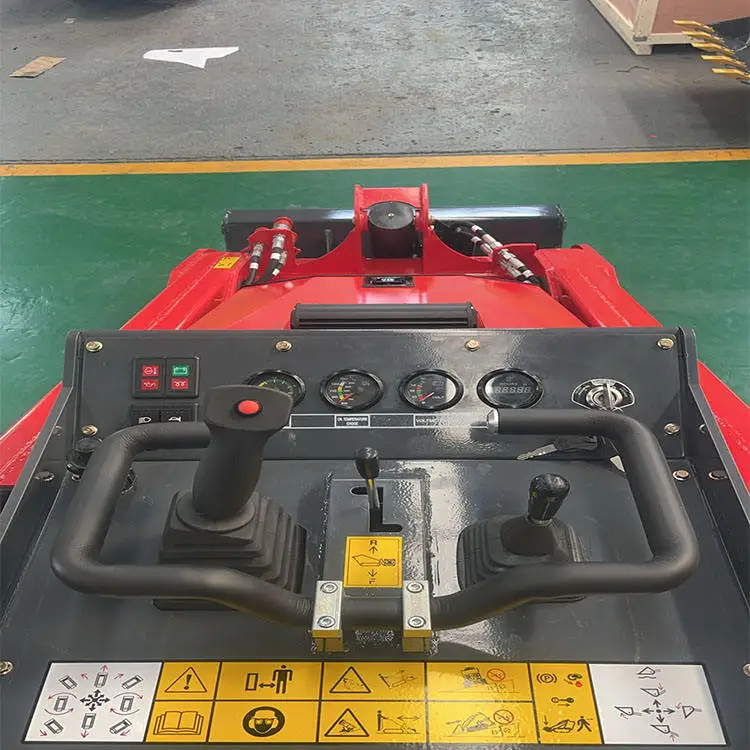 Mini Compact Small Front End Hydraulic Track Skid Steer Crawler  Mini Loader