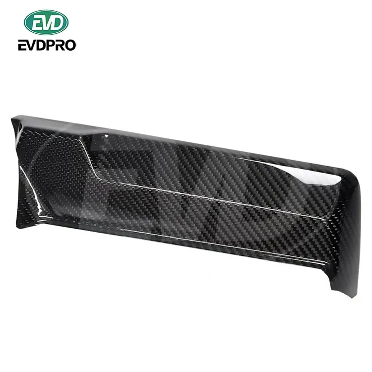 For Chevrolet Corvete C8 Z51 Z06 2020-2023 Dry Carbon Fiber Center Dashboard Navigation Screen Cover Lhd 6