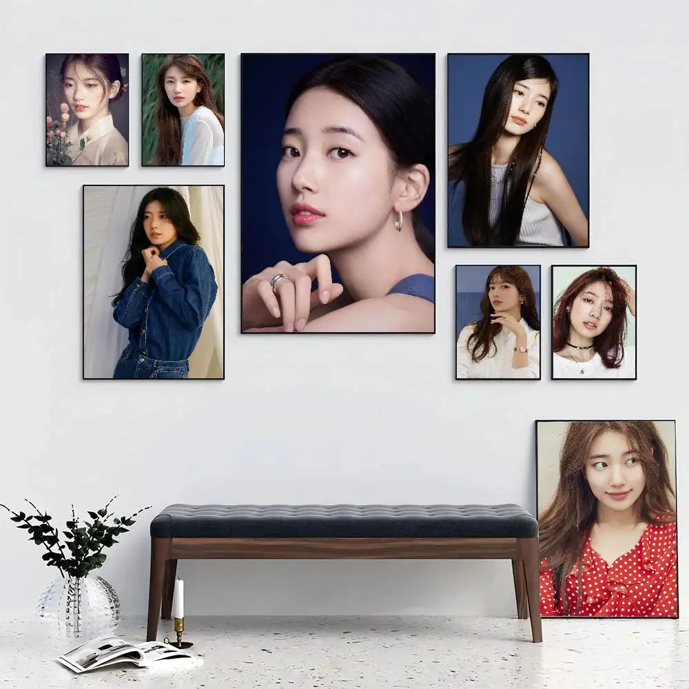 Korean Celebrity Pei Xiuzhi Posters Living Room Bar Cafe Quality Canvas Vintage Style Comics Painting Art Home Wall Decor Pictur