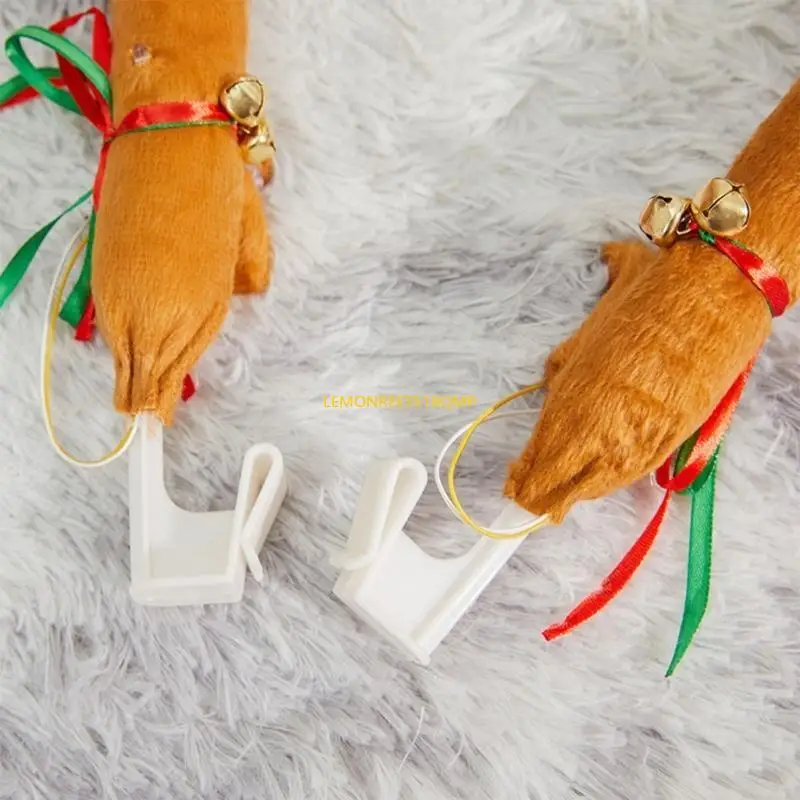 

M68B Antler Decor Accessories Car Antler Decoration Christmas Elk Antlers Ornaments
