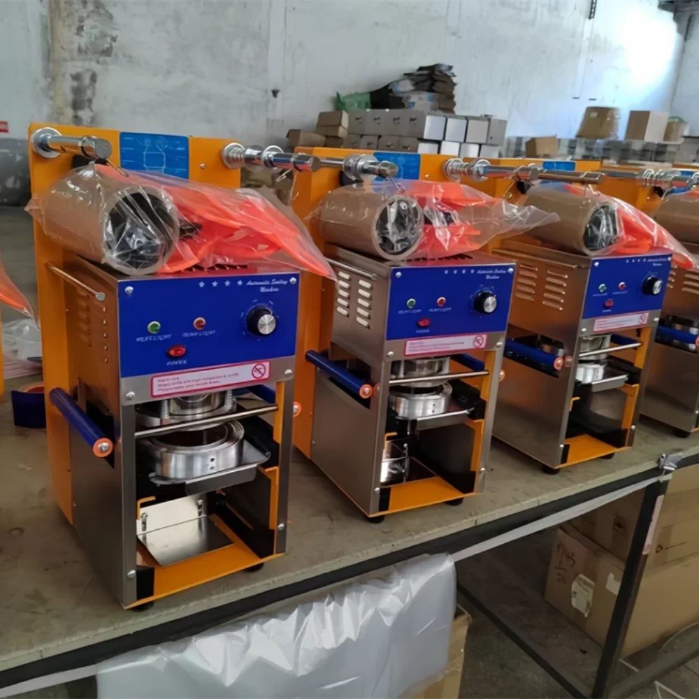 Cross-border 110v/220v Commercial Sealing Machine Milk-Tea Sealing Machine Stainless Steel Bubble Tea Sealing Machine Cup Sealer