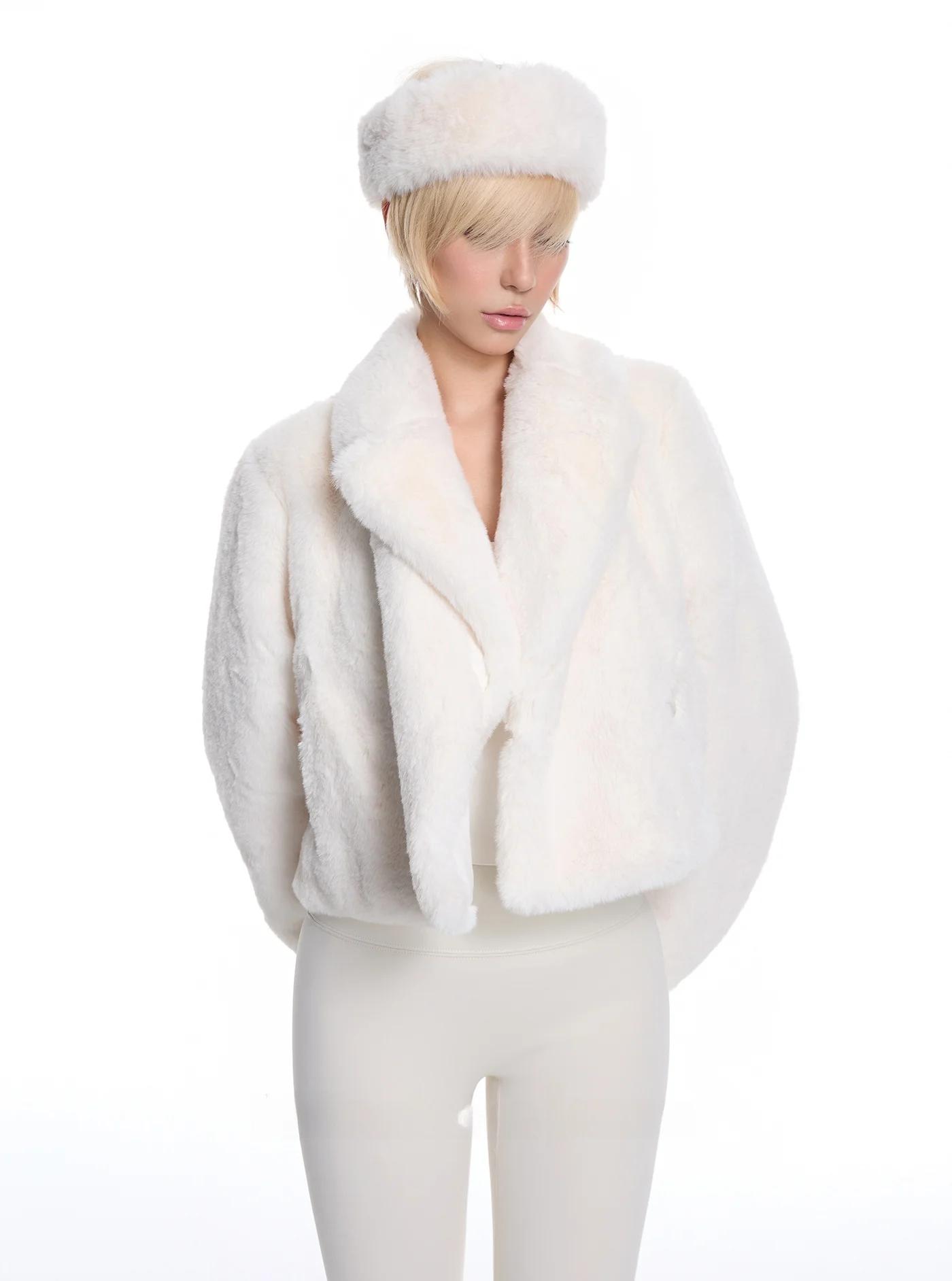 

Eco-Friendly Winter Fur Coat Lotus Million Versatile Sli Outerwear Tagkita Ladies Polyester Fiber Long Sve Thiened J...