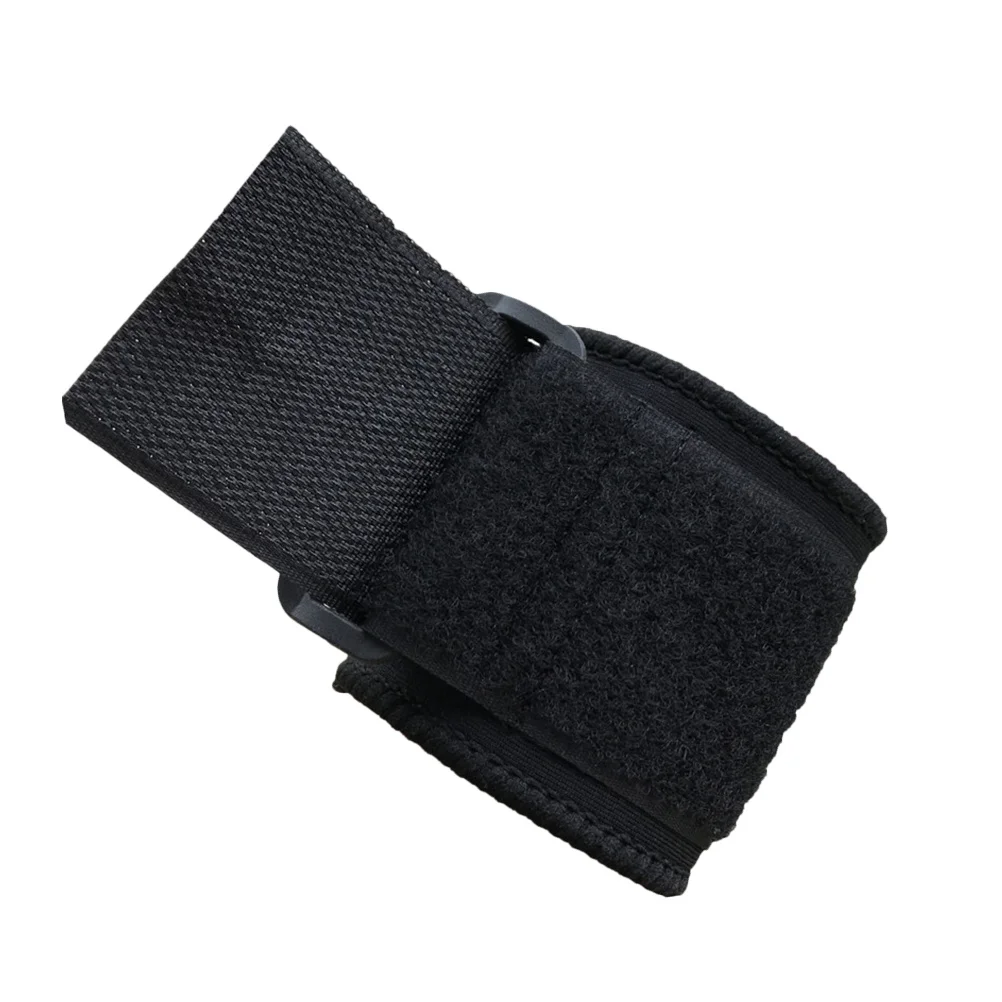 

1 Pair Sports Wrist Guard Adjustable Breathable Fitness Wristband Protective Elastic Comfortable Unisex Black For Gym Workout